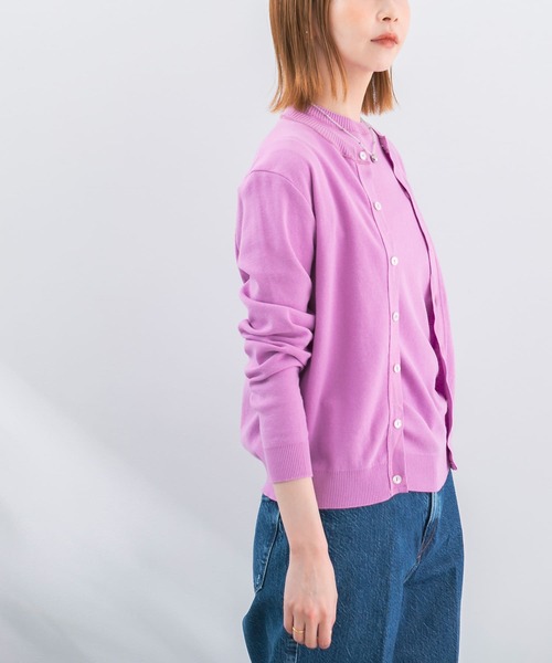 URBAN RESEARCH ROSSO WOMEN(アーバンリサーチ ロッソ)の「GICIPI GRANATA(カーディガン/ボレロ・レディース・チャコールグレー/ネイビー/ラベンダー/グリーン系その他・1)」の1枚目の写真