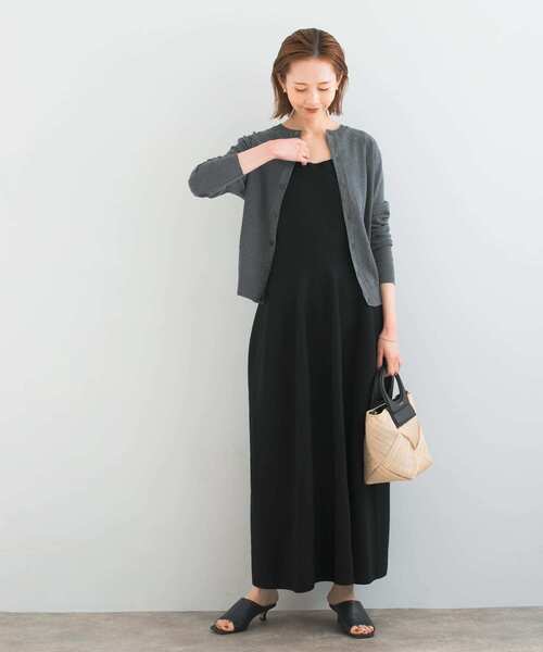 URBAN RESEARCH ROSSO WOMEN(アーバンリサーチ ロッソ)の「GICIPI GRANATA(カーディガン/ボレロ・レディース・チャコールグレー/ネイビー/ラベンダー/グリーン系その他・1)」の7枚目の写真