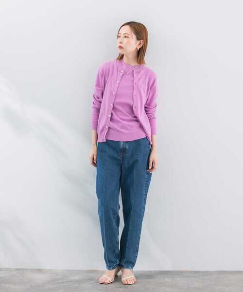 URBAN RESEARCH ROSSO WOMEN(アーバンリサーチ ロッソ)の「GICIPI GRANATA(カーディガン/ボレロ・レディース・チャコールグレー/ネイビー/ラベンダー/グリーン系その他・1)」の11枚目の写真