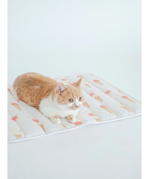 gelato pique（ジェラートピケ）の「【CAT&DOG】【販路限定商品】アイス柄COOLマット（ペット用クッション/マット・レディース・ブルー/ピンク・FREE）」の9枚目の写真