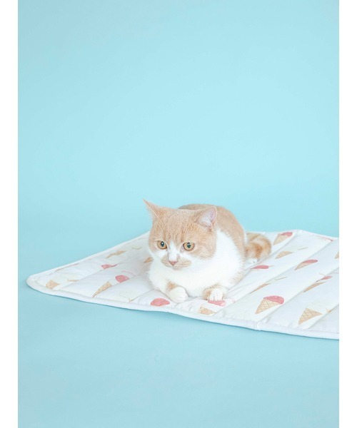 gelato pique（ジェラートピケ）の「【CAT&DOG】【販路限定商品】アイス柄COOLマット（ペット用クッション/マット・レディース・ブルー/ピンク・FREE）」の12枚目の写真