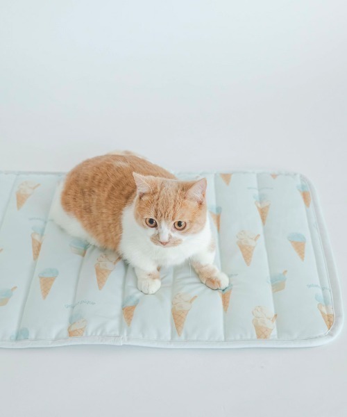 gelato pique（ジェラートピケ）の「【CAT&DOG】【販路限定商品】アイス柄COOLマット（ペット用クッション/マット・レディース・ブルー/ピンク・FREE）」の19枚目の写真