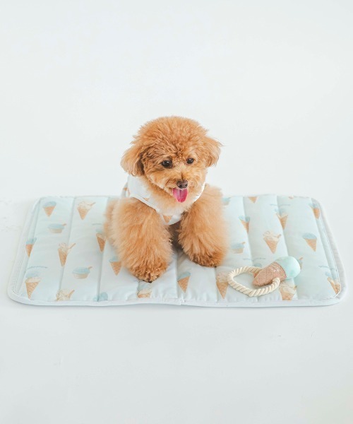gelato pique（ジェラートピケ）の「【CAT&DOG】【販路限定商品】アイス柄COOLマット（ペット用クッション/マット・レディース・ブルー/ピンク・FREE）」の22枚目の写真
