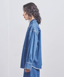 【新品未使用】ユナイテッドアローズ　デニムフリンジシャツ UNITED ARROWS（ユナイテッドアローズ）の「デニム フリンジ