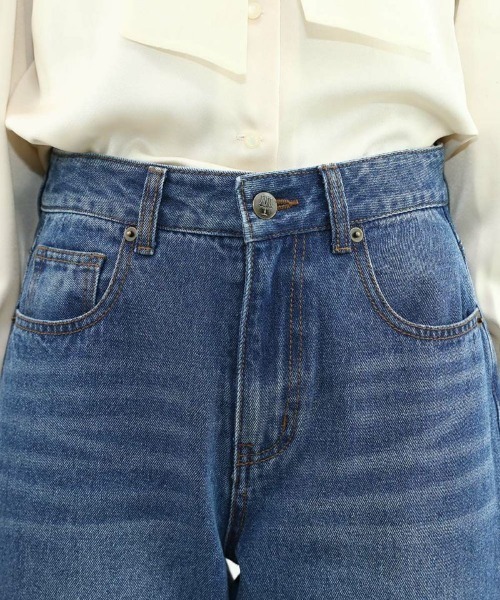 F i.n.t（フィント）の「【セットアップ対応/2サイズ展開】ローウエストバギーデニムパンツ/fint　フィント（デニムパンツ・レディース・ブルー/ブラック/グレー・2/1）」の8枚目の写真