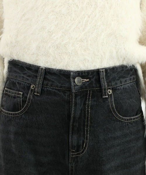F i.n.t（フィント）の「【セットアップ対応/2サイズ展開】ローウエストバギーデニムパンツ/fint　フィント（デニムパンツ・レディース・ブルー/ブラック/グレー・2/1）」の17枚目の写真