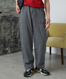 CIAOPANIC TYPY | 綿麻デニムベーカーイージーパンンツ(デニムパンツ)
