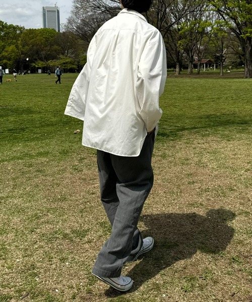 CIAOPANIC TYPY（チャオパニックティピー）の「綿麻デニムベーカーイージーパンツ（デニムパンツ・メンズ・ネイビー/サックスブルー/グレー・SMALL/MEDIUM/LARGE）」の11枚目の写真