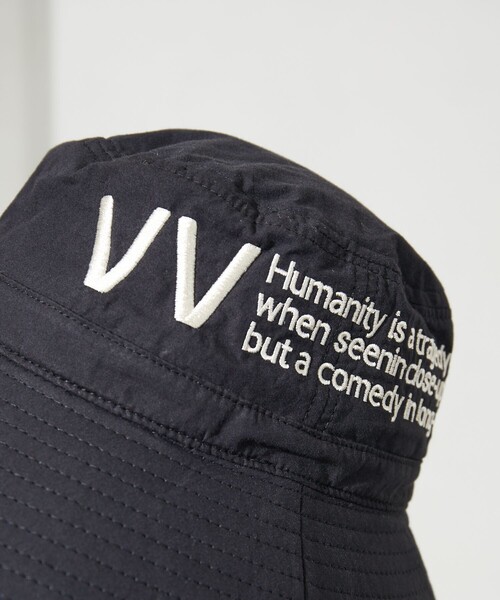 FREAK'S STORE（フリークスストア）の「限定展開　VAUDEVILLE/ボードビル　VV ロゴ バケットハット（ハット・レディース・ブラック/オリーブ/ホワイト・ﾌﾘ-）」の15枚目の写真