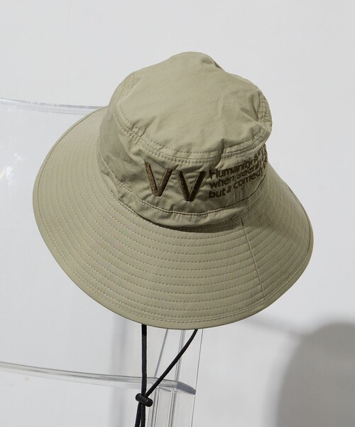 FREAK'S STORE（フリークスストア）の「限定展開　VAUDEVILLE/ボードビル　VV ロゴ バケットハット（ハット・レディース・ブラック/オリーブ/ホワイト・ﾌﾘ-）」の18枚目の写真