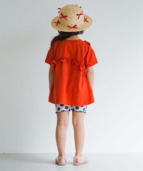 p.premier（ピードットプルミエ）の「イロチ買いしたい総柄メロウハーフスパッツ（その他パンツ・キッズ・ブラック/ブルー/ラベンダー/イエロー/グリーン/ピンク・80/90/100/110/120/130/140）」の22枚目の写真