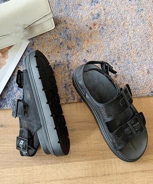 Miniministore(ミニミニストア)の「サンダル レディース メッシュサンダル夏(サンダル・レディース・グリーン/ブラック/ベージュ・23.5cm/25.0cm/24.0cm/23.0cm/24.5cm)」の21枚目の写真