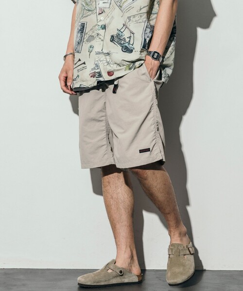 Gramicci（グラミチ）の「GRAMICCI/グラミチ NYLON PACKABLE G-SHORT / ナイロン パッカブル Gショーツ（その他パンツ・メンズ・ブラック/オリーブ/ブルーグリーン/その他9/キャメル/ベージュ・MEDIUM/SMALL/LARGE）」の19枚目の写真