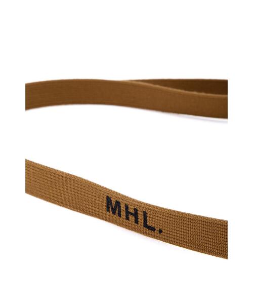 MHL.(エムエイチエル)の「NARROW MILITARY BELT(ベルト・レディース・ブラウン系その他/ホワイト系その他3・FREE)」の7枚目の写真