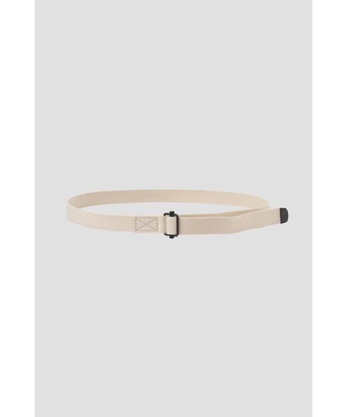 MHL.(エムエイチエル)の「NARROW MILITARY BELT(ベルト・レディース・ブラウン系その他/ホワイト系その他3・FREE)」の2枚目の写真