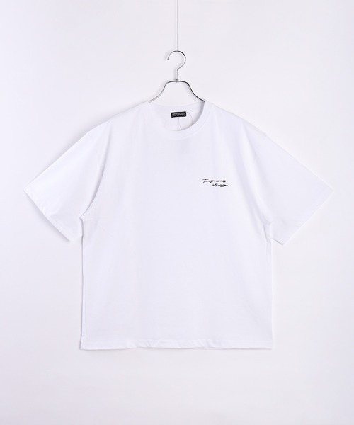 セール】バックプリント 花柄Tシャツ 半袖 オーバーサイズ（T