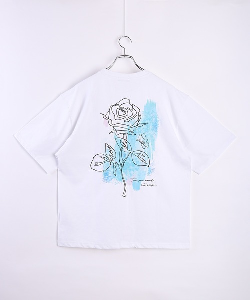 ◆boohoo◆オーバーサイズローズプリントTシャツ jouetie tシャツ ローズプリントBigTシャツ レディース