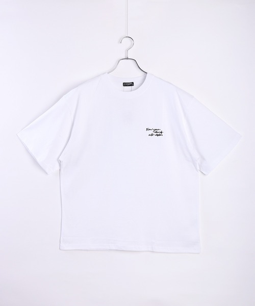 セール】バックプリント 花柄Tシャツ 半袖 オーバーサイズ（T