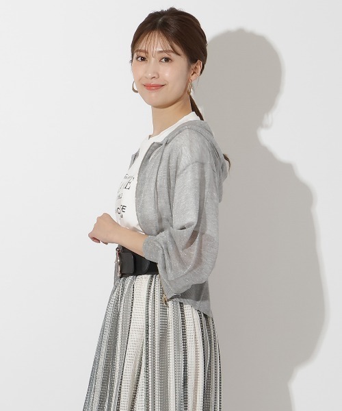 AND COUTURE（アンドクチュール）の「シアージップパーカー
