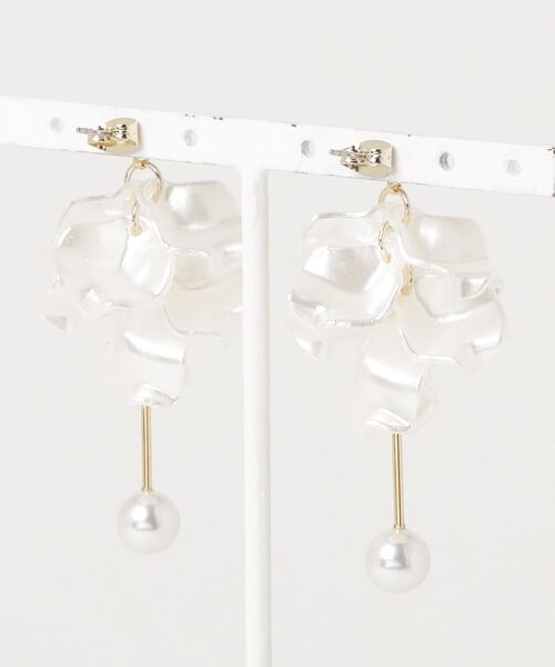 amplis（アンプリス）の「【amplis/アンプリス】soda pearl pierce / ソーダパールピアス（ピアス（両耳用）・レディース・ホワイト系その他3/クリア・FREE）」の3枚目の写真