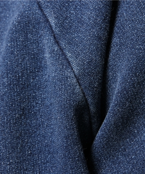 GLOSTER（グロスター）の「INDIGO裏毛パーカー（パーカー・メンズ・インディゴブルー・MEDIUM/LARGE）」の4枚目の写真