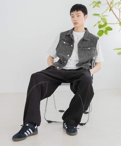 3.3 Field Trip (3.3フィールドトリップ)の「3.3 Field Trip/L3デニムベスト(ベスト・メンズ・ブラック・FREE)」の2枚目の写真