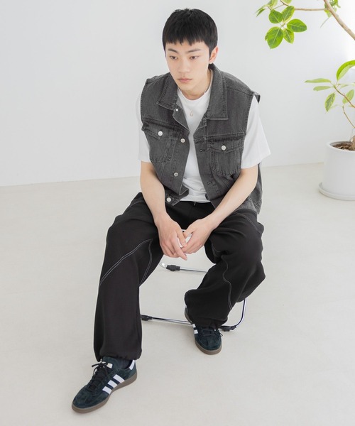3.3 Field Trip (3.3フィールドトリップ)の「3.3 Field Trip/L3デニムベスト(ベスト・メンズ・ブラック・FREE)」の3枚目の写真