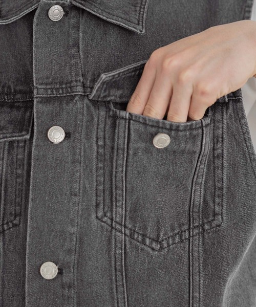 3.3 Field Trip (3.3フィールドトリップ)の「3.3 Field Trip/L3デニムベスト(ベスト・メンズ・ブラック・FREE)」の16枚目の写真