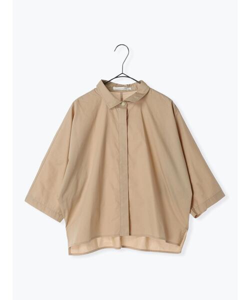 sm2rhythm(サマンサモスモスリズム)の「ドルマンスリーブオーバーサイズブラウス(シャツ/ブラウス・レディース・ブルー/オフホワイト/ベージュ・F)」の3枚目の写真