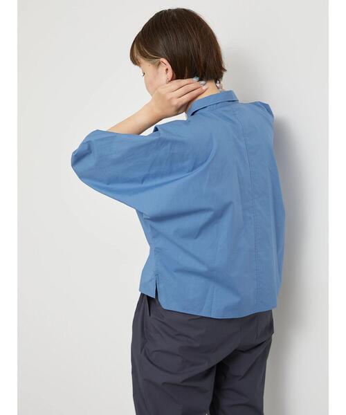 sm2rhythm(サマンサモスモスリズム)の「ドルマンスリーブオーバーサイズブラウス(シャツ/ブラウス・レディース・ブルー/オフホワイト/ベージュ・F)」の7枚目の写真