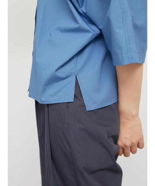 sm2rhythm(サマンサモスモスリズム)の「ドルマンスリーブオーバーサイズブラウス(シャツ/ブラウス・レディース・ブルー/オフホワイト/ベージュ・F)」の9枚目の写真