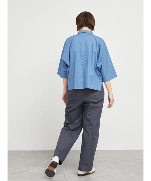 sm2rhythm(サマンサモスモスリズム)の「ドルマンスリーブオーバーサイズブラウス(シャツ/ブラウス・レディース・ブルー/オフホワイト/ベージュ・F)」の15枚目の写真