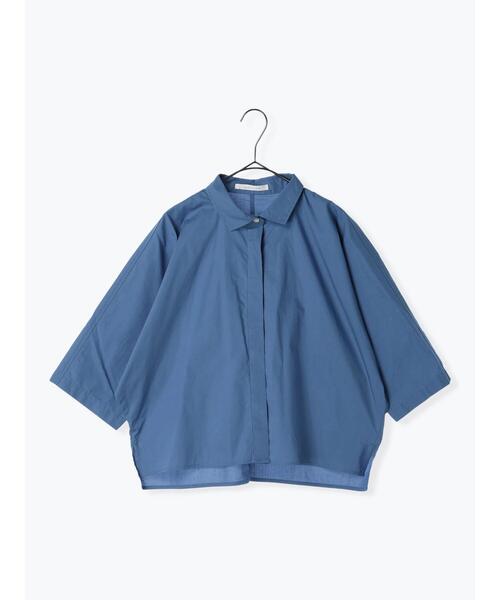 sm2rhythm(サマンサモスモスリズム)の「ドルマンスリーブオーバーサイズブラウス(シャツ/ブラウス・レディース・ブルー/オフホワイト/ベージュ・F)」の17枚目の写真