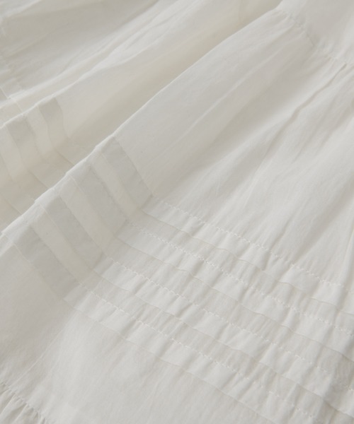 un dix cors（アンディコール）の「ティアードスカート（スカート・レディース・オフホワイト/パープル/ブラック・FREE）」の13枚目の写真