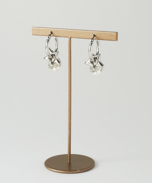 GOLDY（ゴールディ）の「アッセンブル スター チャーム ピアス（ピアス（両耳用）・レディース・ゴールド/シルバー・FREE）」の7枚目の写真