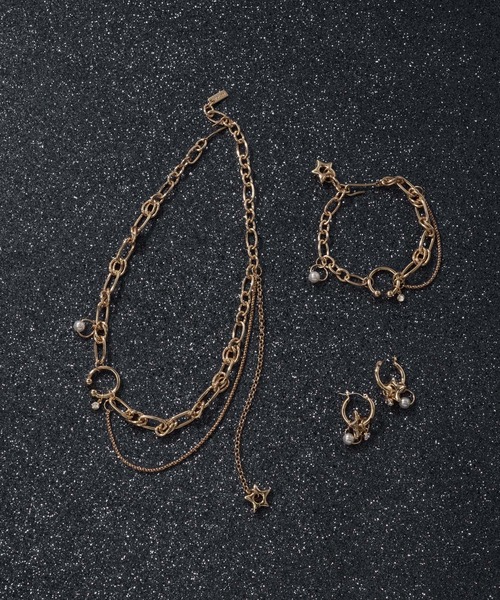 GOLDY（ゴールディ）の「アッセンブル スター チャーム ピアス（ピアス（両耳用）・レディース・ゴールド/シルバー・FREE）」の8枚目の写真