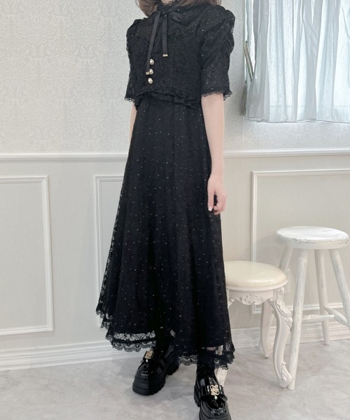 ラッフルロングワンピース（ワンピース）｜couture BY ROJITA