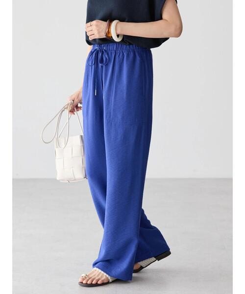 AMERICAN HOLIC（アメリカンホリック）の「接触冷感Wポケットワイドパンツ（その他パンツ・レディース・ブルー/ブラック/グリーン・S/M/L）」の11枚目の写真