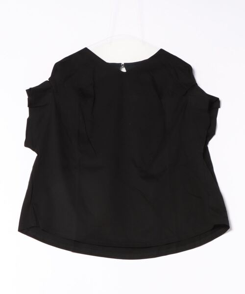 Q（キュー）の「ドライタッチコットン袖タックTシャツ（Tシャツ/カットソー・レディース・ブラック/ブルー/ホワイト・MEDIUM）」の20枚目の写真