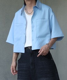 サックスブルー」に該当するシャツ/ブラウスファッション通販 - ZOZOTOWN