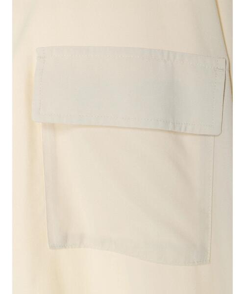 AMERICAN HOLIC（アメリカンホリック）の「接触冷感+UVカットWポケットシャツワンピース（シャツワンピース・レディース・アイボリー/カーキ/ブラック・M/L）」の10枚目の写真