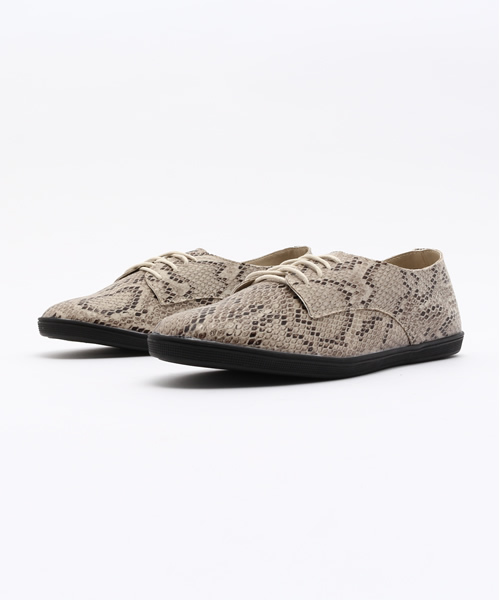 Noubel Voug Relax(ヌーベルヴォーグリラックス)の「Noubel Voug Relax(ヌーベル ヴォーグ リラックス)/柔らか素材 レースアップスニーカー(スニーカー・レディース・ブラック系その他/クリアブラック/パイソン・S/M/L/LL)」の14枚目の写真