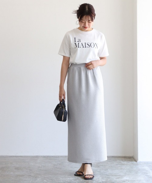 Pierrot(ピエロ)の「ストレッチラメIラインスカート(スカート・レディース・ブラック/ライトグレー・L/PM/M)」の22枚目の写真