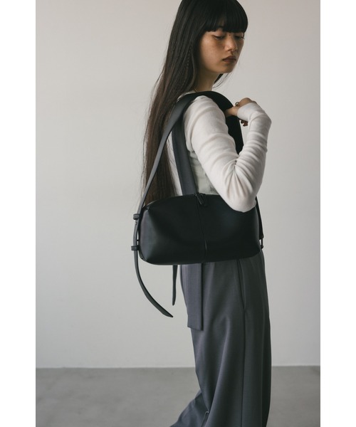 STYLEMIXER（スタイルミキサー）の「ワイドベルトスクエアバッグ（ショルダーバッグ・レディース・ライトブラウン/ホワイト/ブラック・FREE）」の12枚目の写真