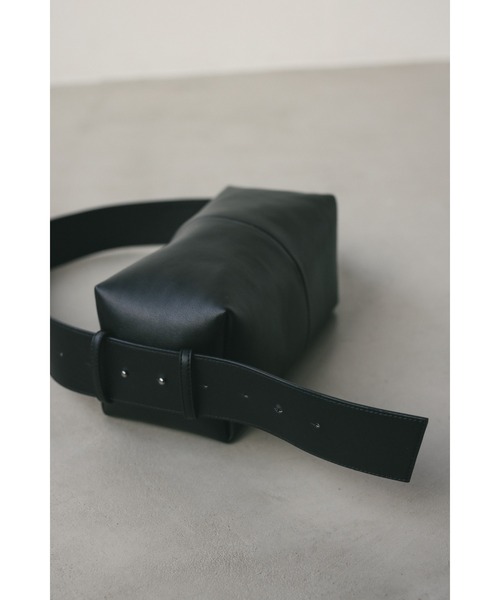 STYLEMIXER（スタイルミキサー）の「ワイドベルトスクエアバッグ（ショルダーバッグ・レディース・ライトブラウン/ホワイト/ブラック・FREE）」の19枚目の写真