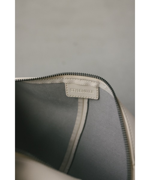 STYLEMIXER（スタイルミキサー）の「ワイドベルトスクエアバッグ（ショルダーバッグ・レディース・ライトブラウン/ホワイト/ブラック・FREE）」の11枚目の写真