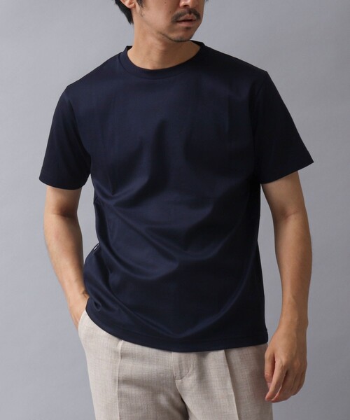 NOLLEY’S(ノーリーズ)の「【ACTIVE SECT】《限定展開 / 吸水速乾》マルチファンクション ドレスTシャツ(Tシャツ/カットソー・メンズ・オレンジ/ホワイト/ブラック/ダークネイビー・M/L/S/XL)」の3枚目の写真