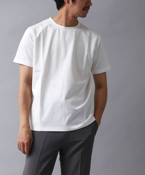 NOLLEY’S(ノーリーズ)の「【ACTIVE SECT】《限定展開 / 吸水速乾》マルチファンクション ドレスTシャツ(Tシャツ/カットソー・メンズ・オレンジ/ホワイト/ブラック/ダークネイビー・M/L/S/XL)」の5枚目の写真