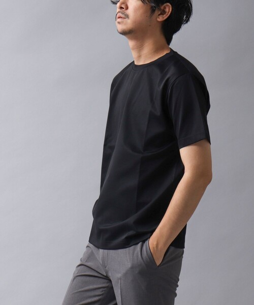 NOLLEY’S(ノーリーズ)の「【ACTIVE SECT】《限定展開 / 吸水速乾》マルチファンクション ドレスTシャツ(Tシャツ/カットソー・メンズ・オレンジ/ホワイト/ブラック/ダークネイビー・M/L/S/XL)」の20枚目の写真