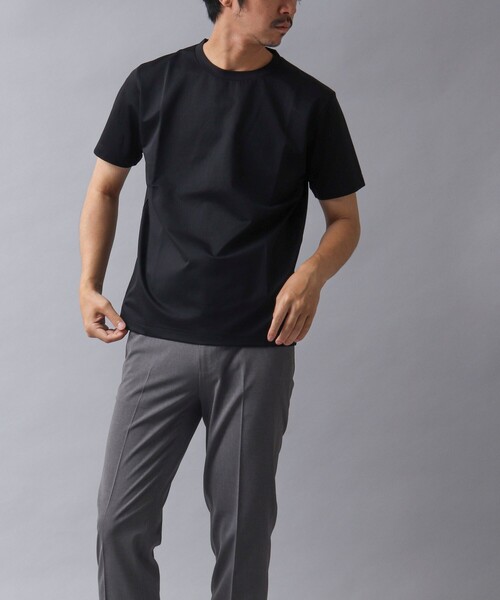 NOLLEY’S(ノーリーズ)の「【ACTIVE SECT】《限定展開 / 吸水速乾》マルチファンクション ドレスTシャツ(Tシャツ/カットソー・メンズ・オレンジ/ホワイト/ブラック/ダークネイビー・M/L/S/XL)」の22枚目の写真